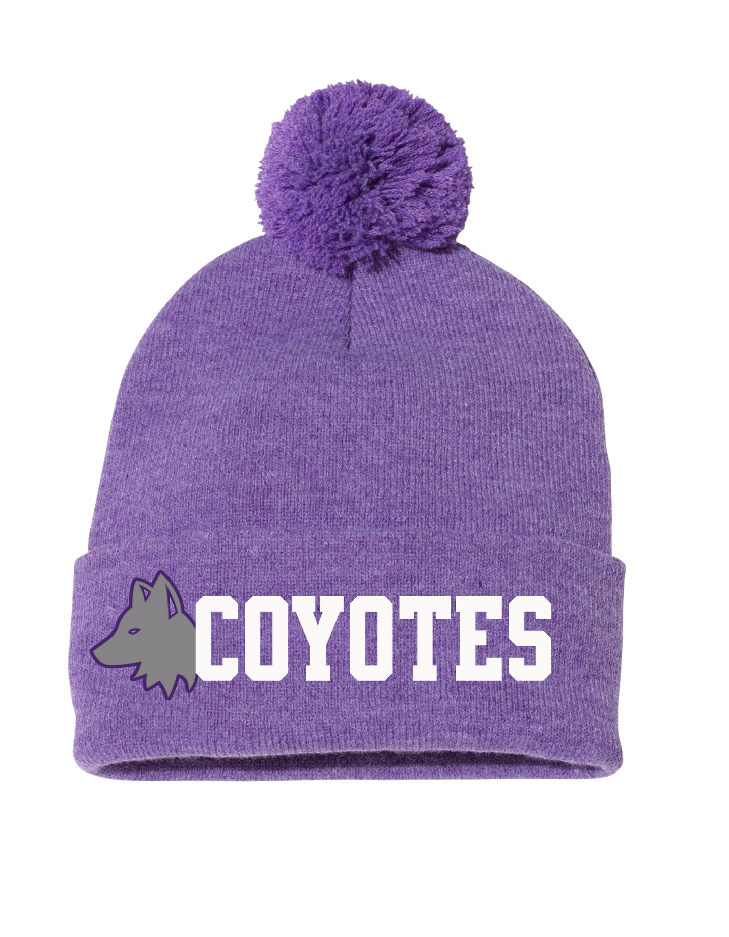Coyotes Pom Beanie
