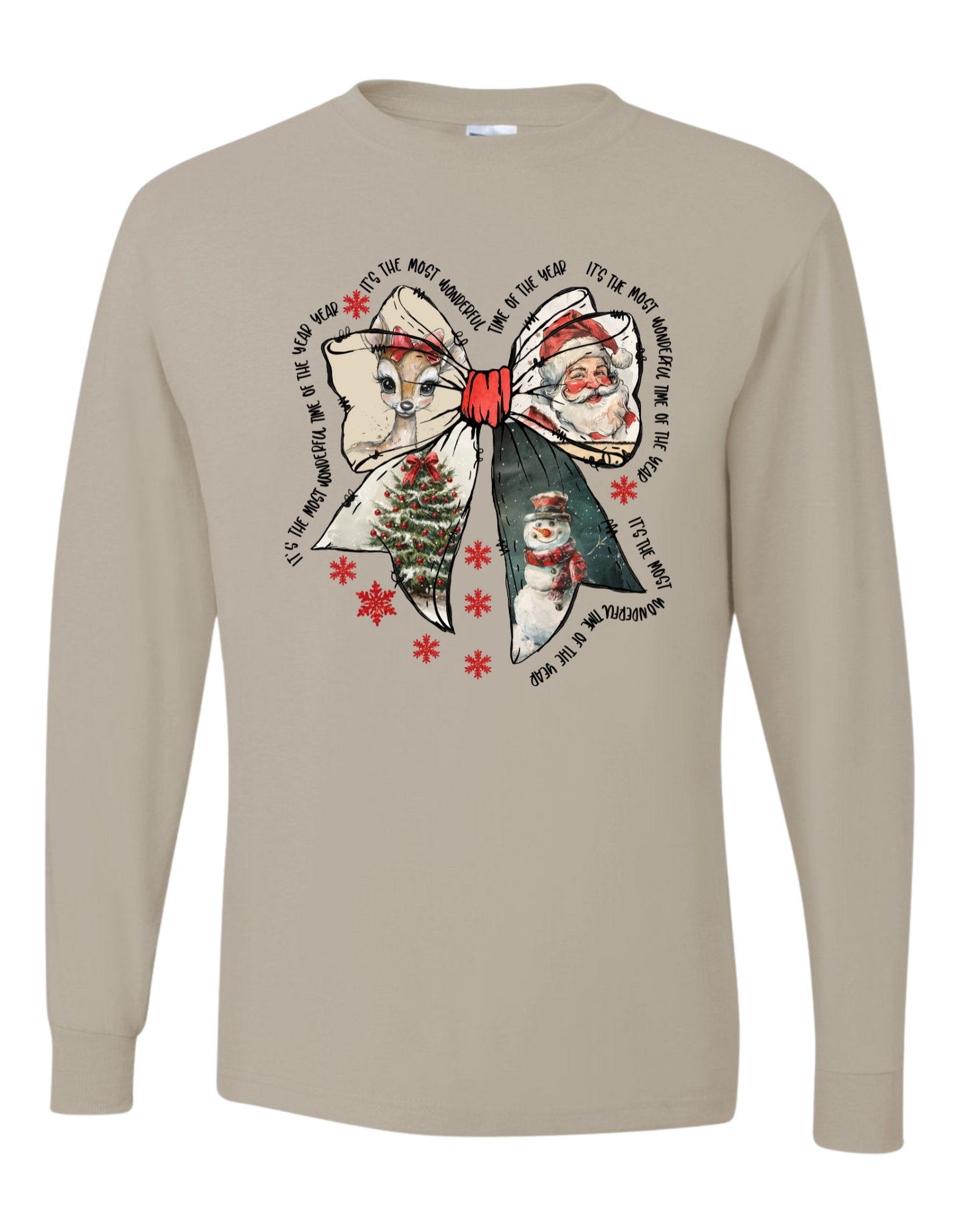 It's the Most Wonderful Time Bow Long Sleeve