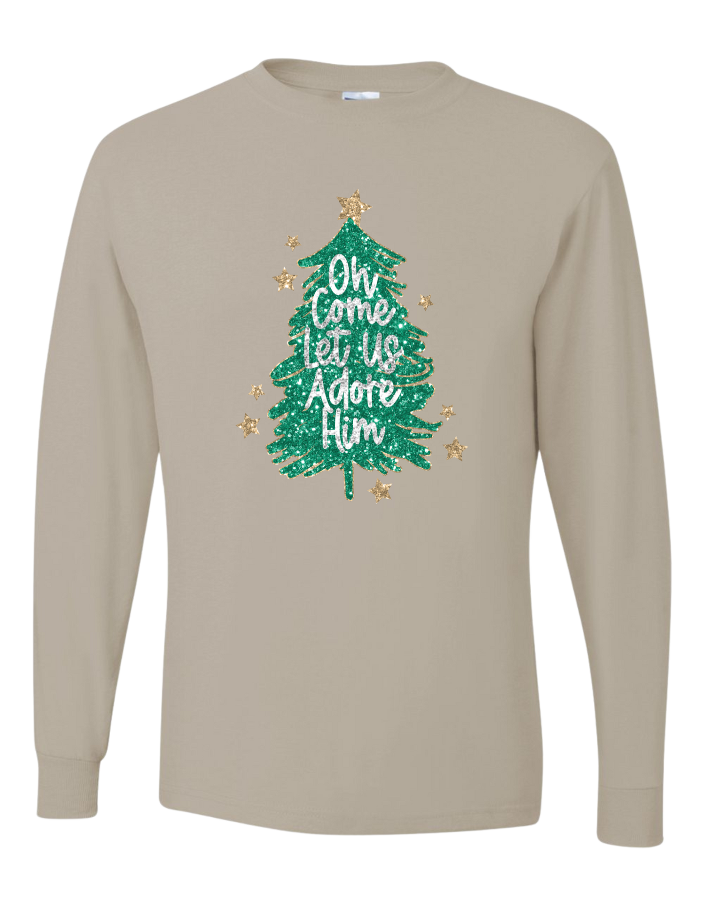 Oh Come Let Us Adore Him Long Sleeve