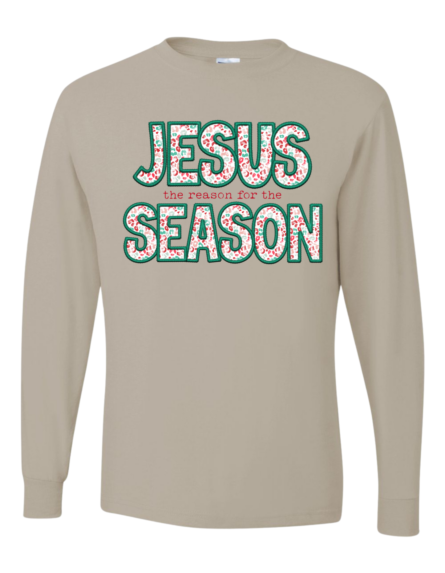 Leopard Jesus is the Reason Long Sleeve
