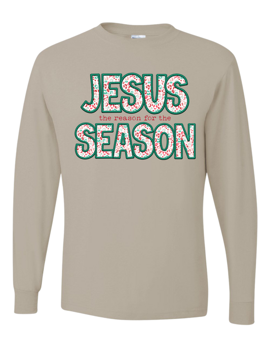 Leopard Jesus is the Reason Long Sleeve