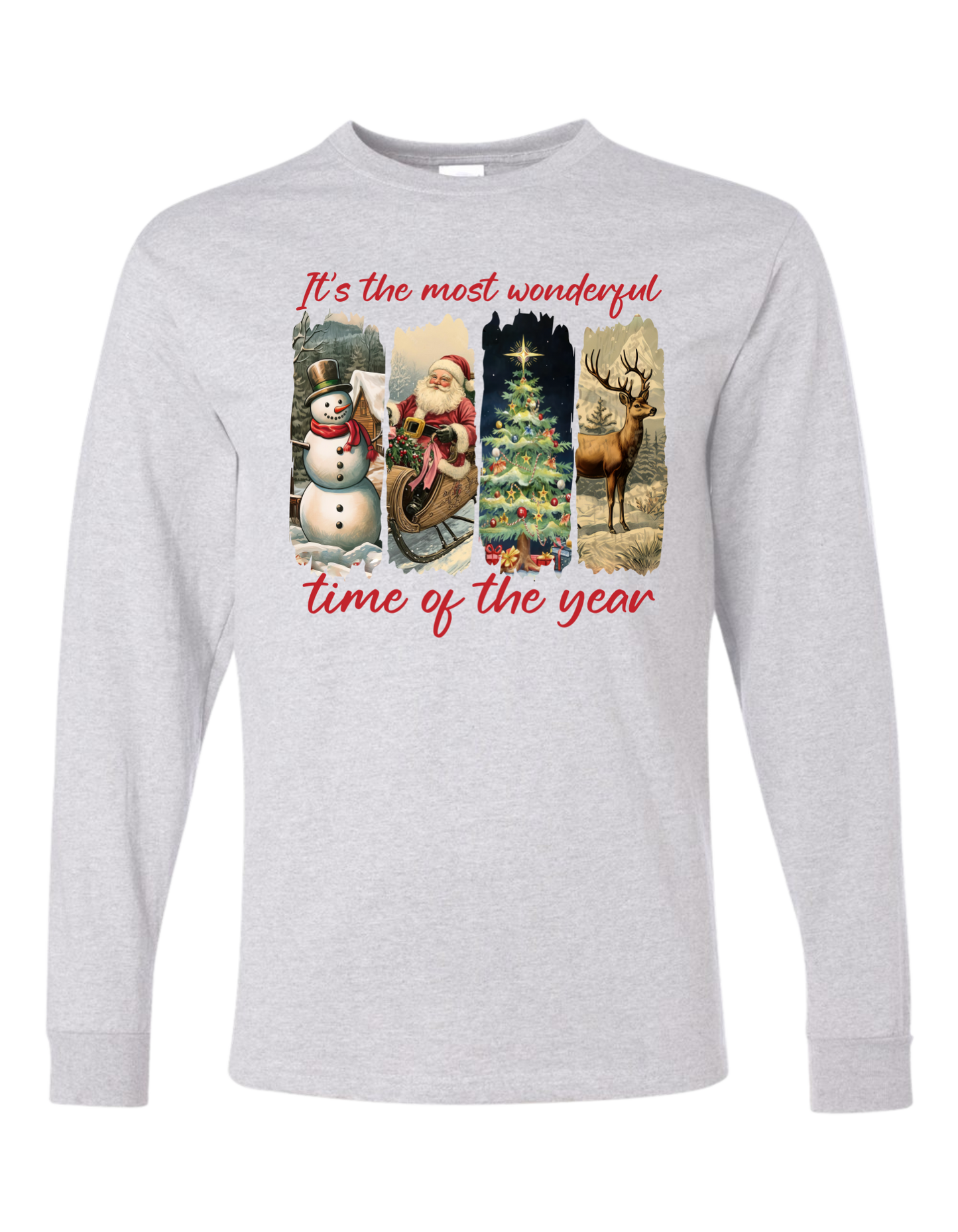 Vintage It's The Most Wonderful Time Long Sleeve