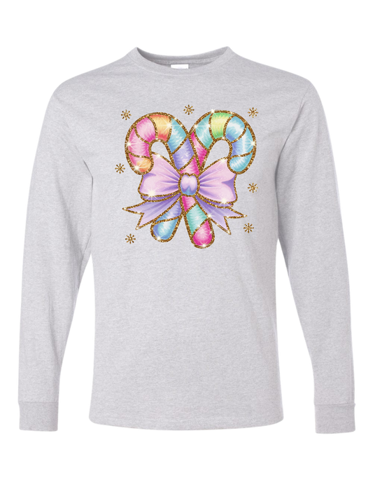 Fun-Filled Candy Cane Long Sleeve