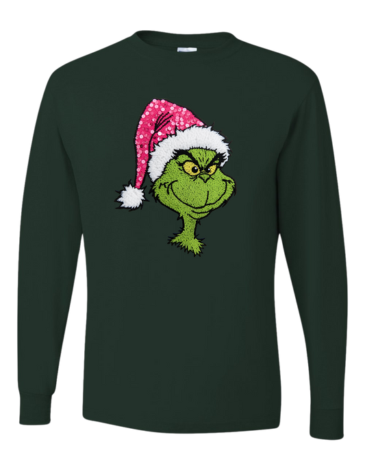 Sparkle Grinch Long Sleeve