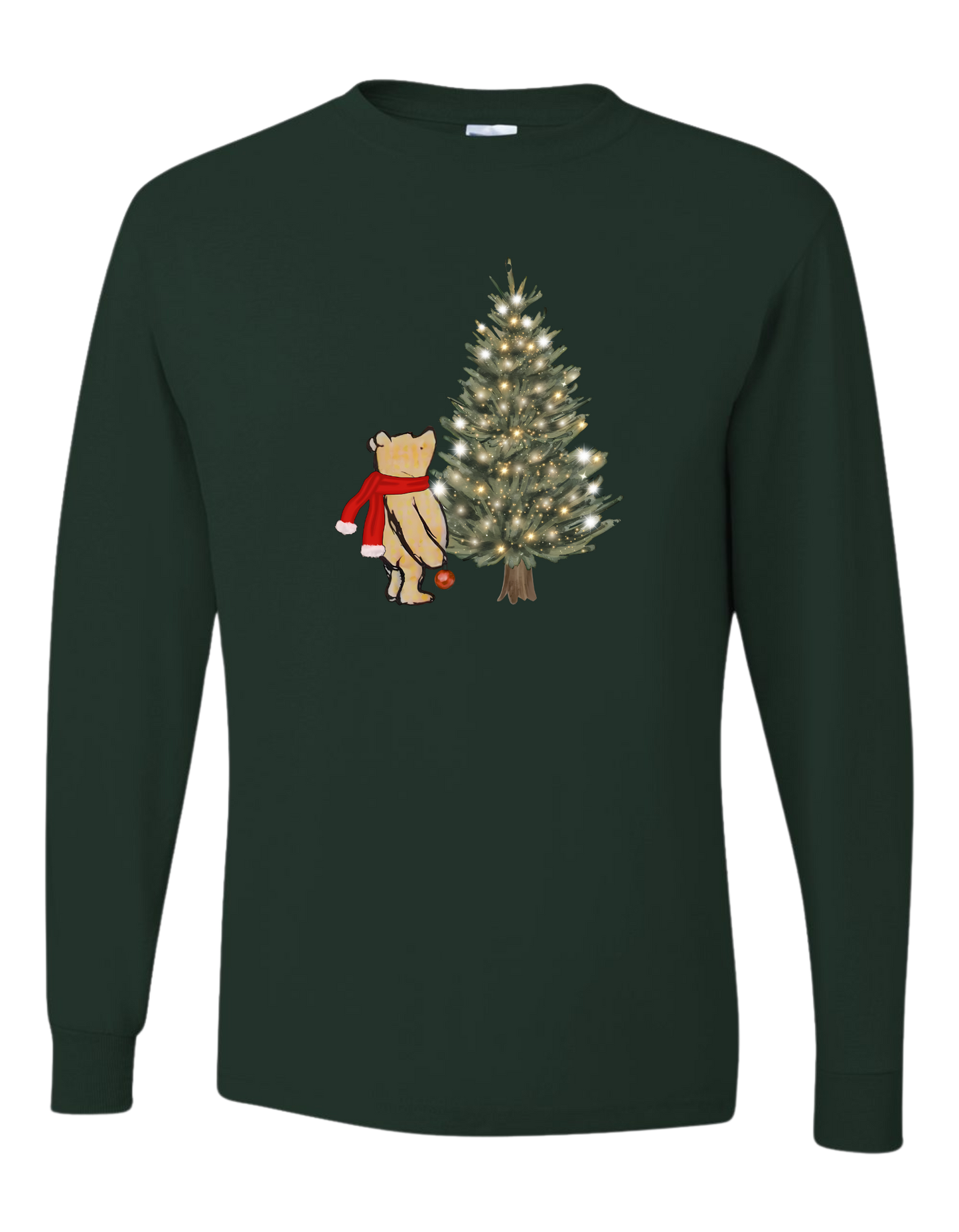 Winnie Christmas Tree Long Sleeve