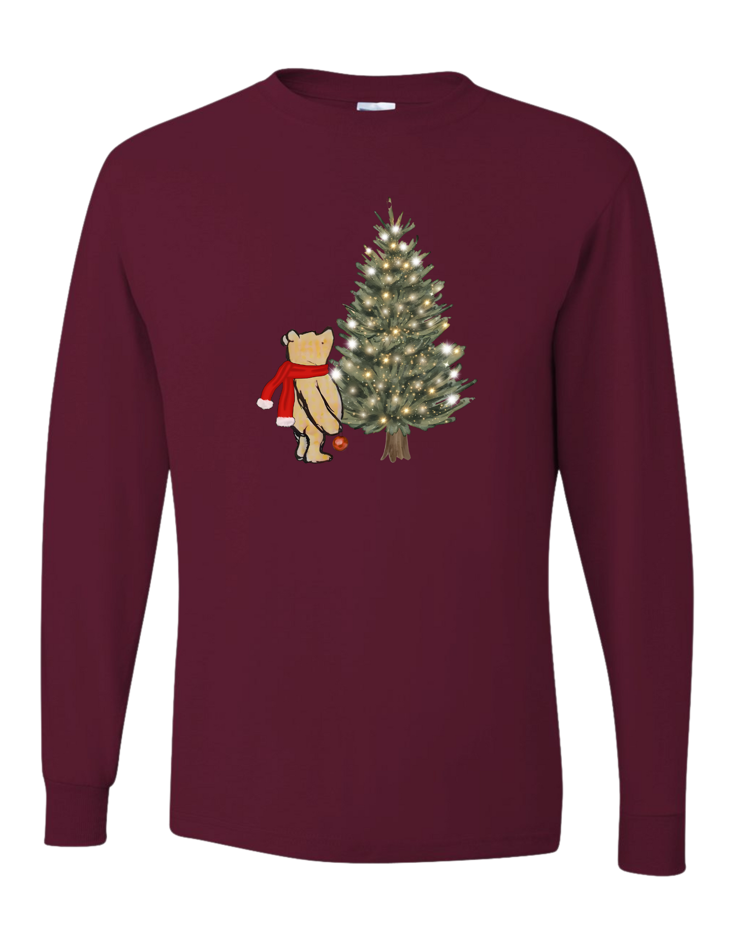 Winnie Christmas Tree Long Sleeve