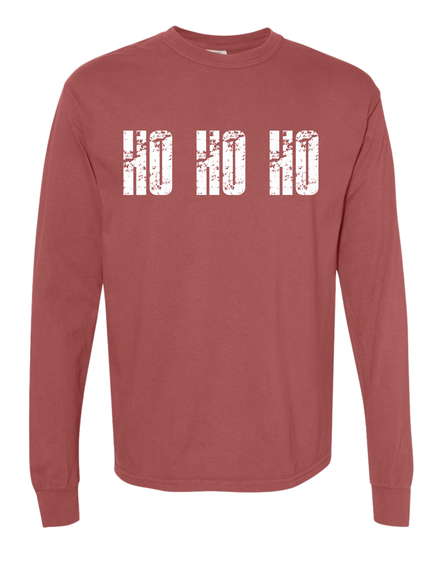 Ho Ho Ho Comfort Colors Long Sleeve