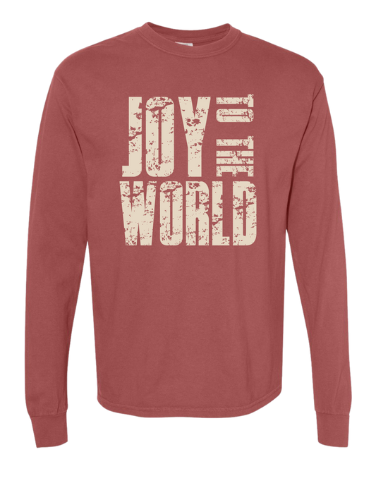 Joy to the World Comfort Colors Long Sleeve