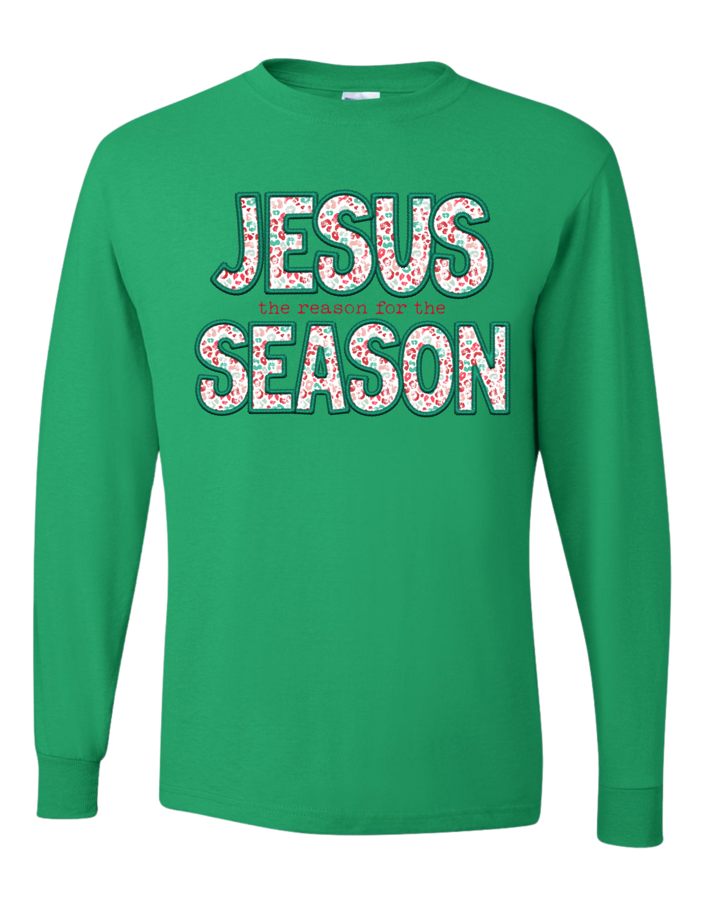 Leopard Jesus is the Reason Long Sleeve