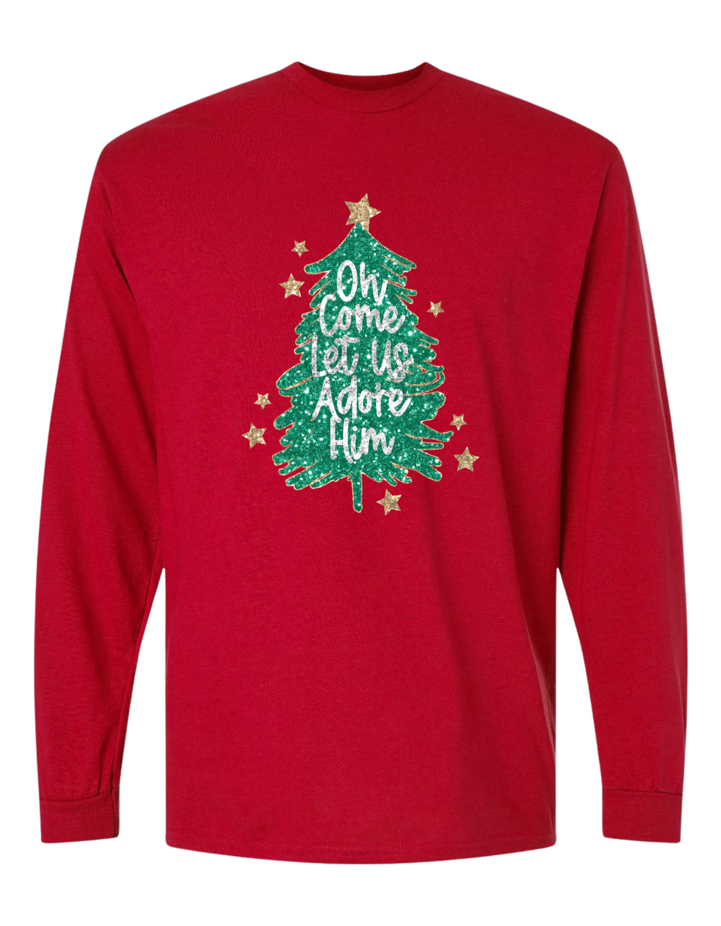 Oh Come Let Us Adore Him Long Sleeve