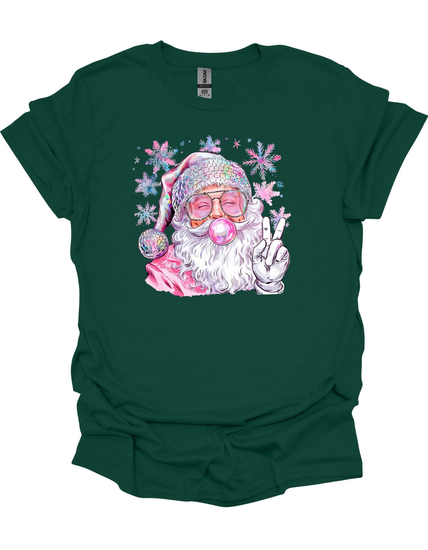 Bubblegum Santa T-Shirt