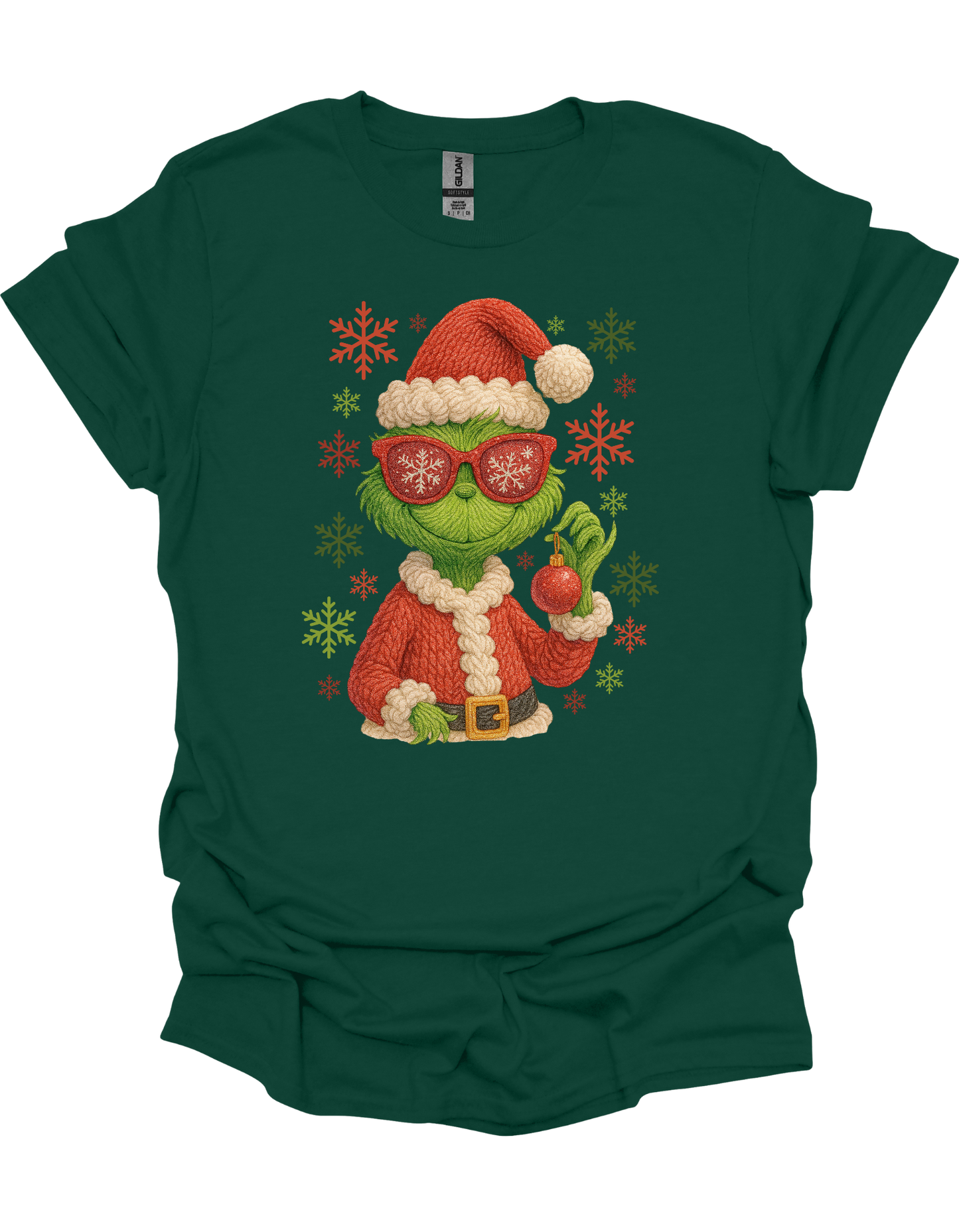Grinch Snowflakes T-Shirt