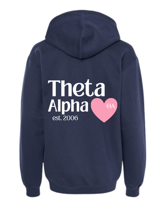 Love Theta Alpha Hoodie