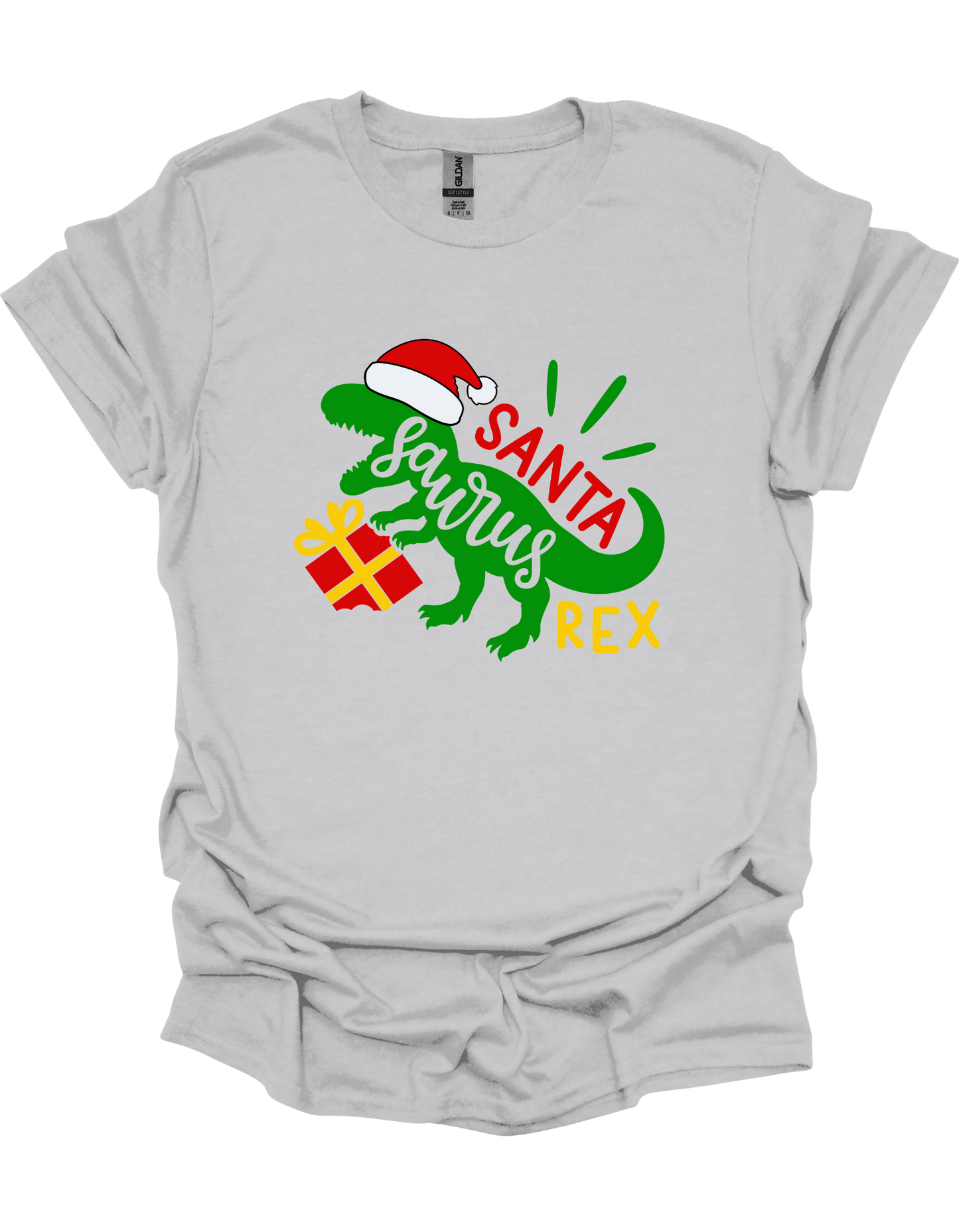 Santa Saurus Rex T-Shirt