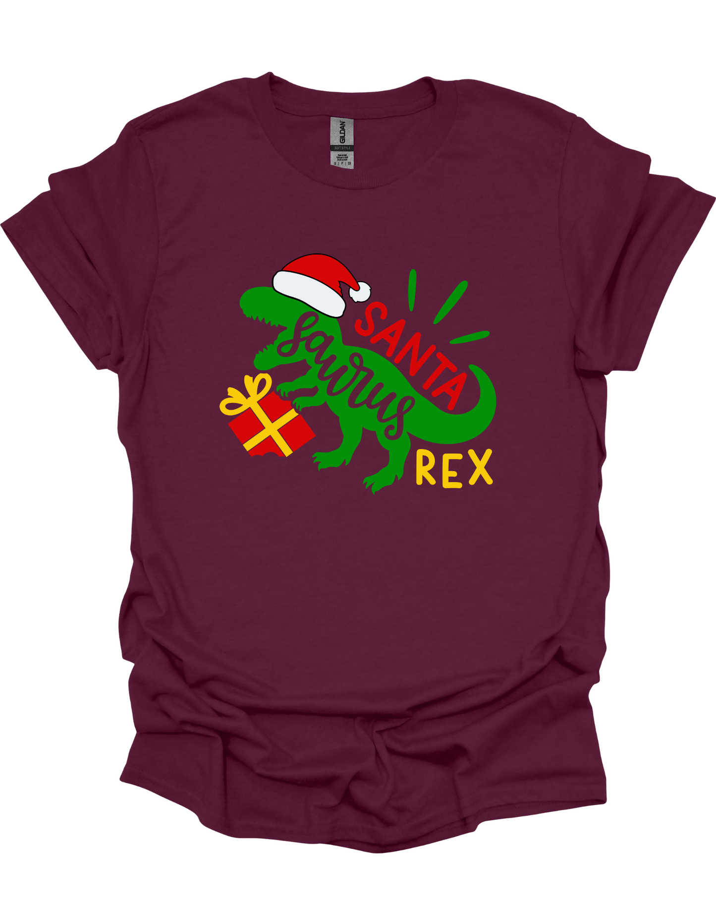 Santa Saurus Rex T-Shirt