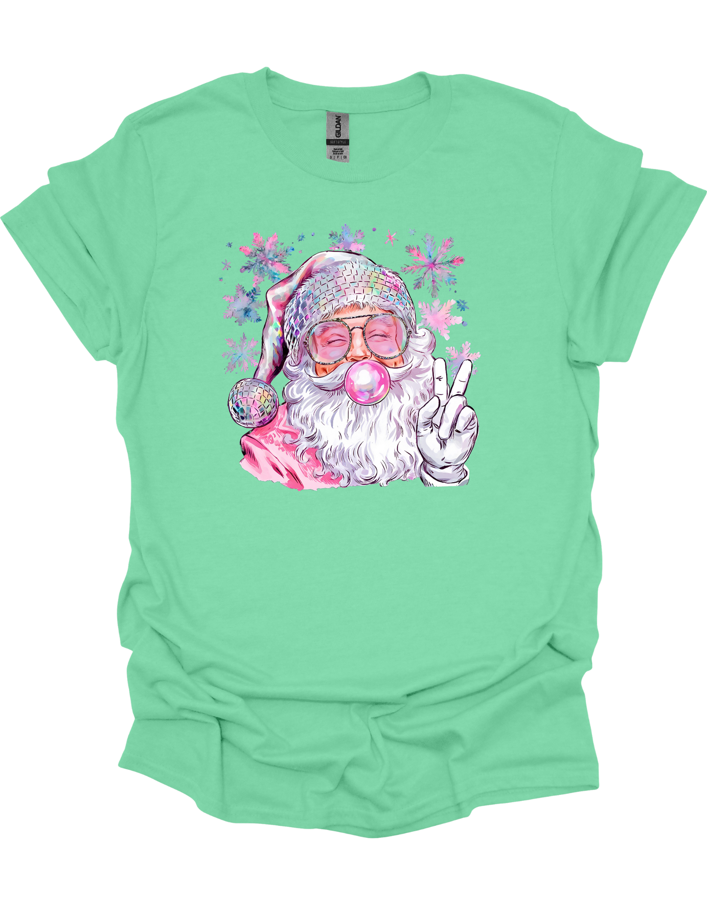 Bubblegum Santa T-Shirt