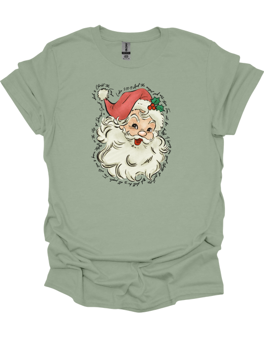Luke 2:10-11 Santa T-Shirt