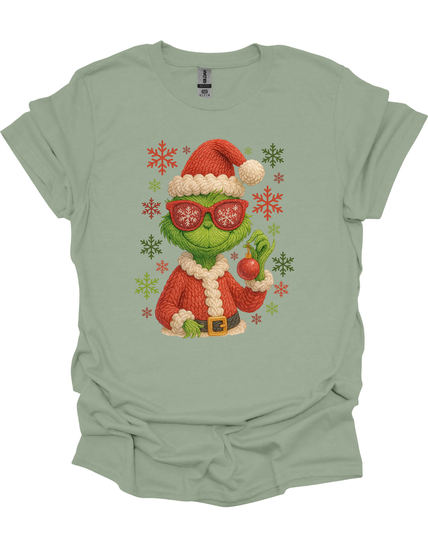 Grinch Snowflakes T-Shirt