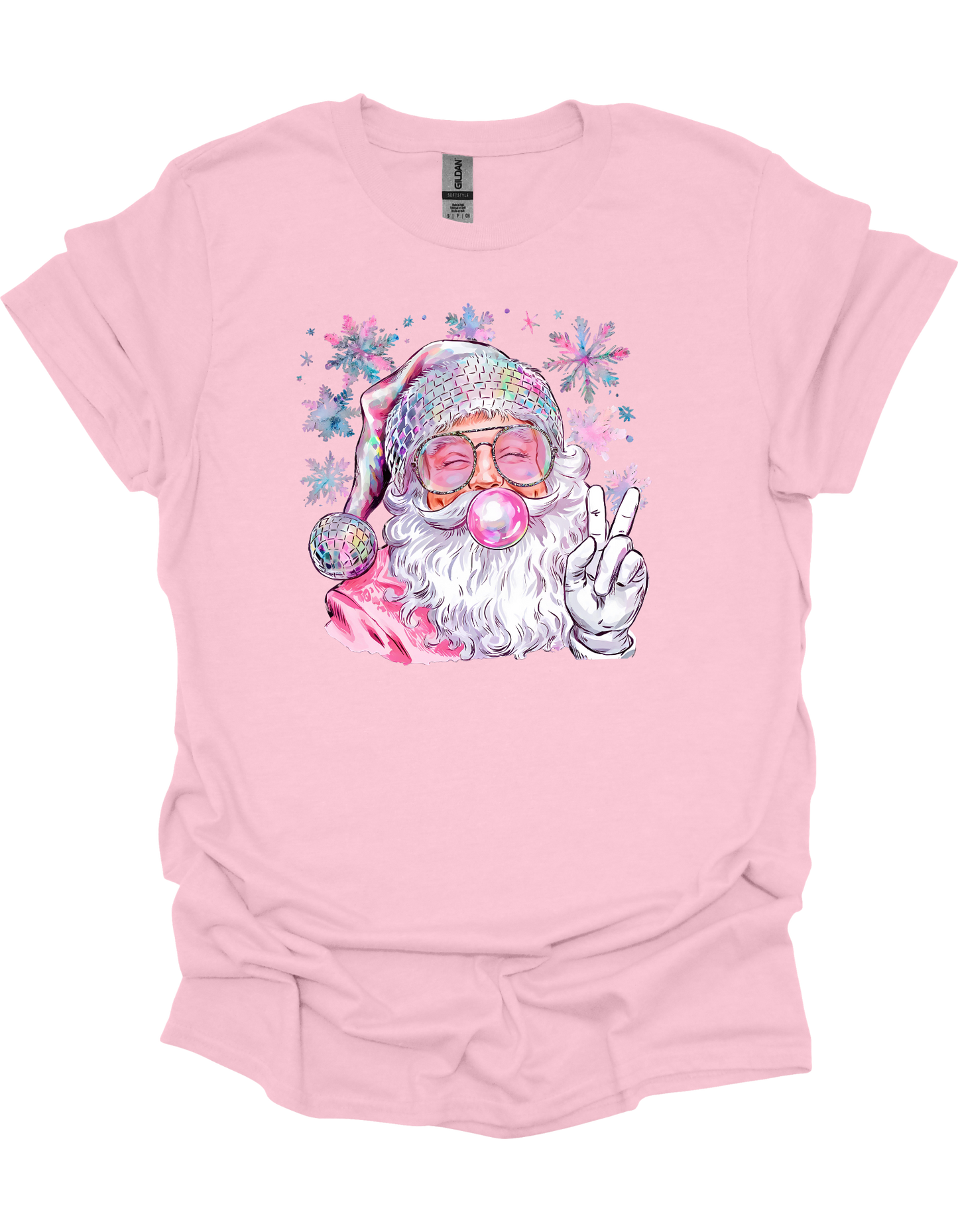 Bubblegum Santa T-Shirt