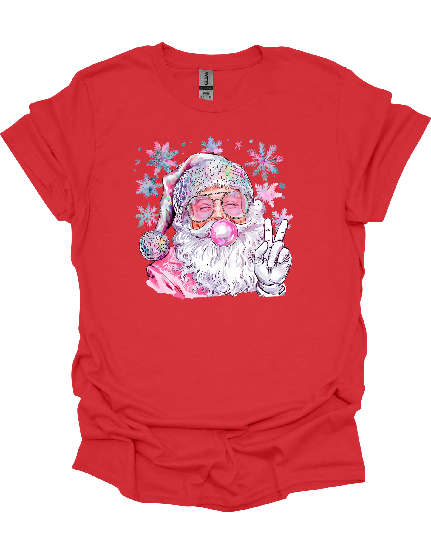 Bubblegum Santa T-Shirt