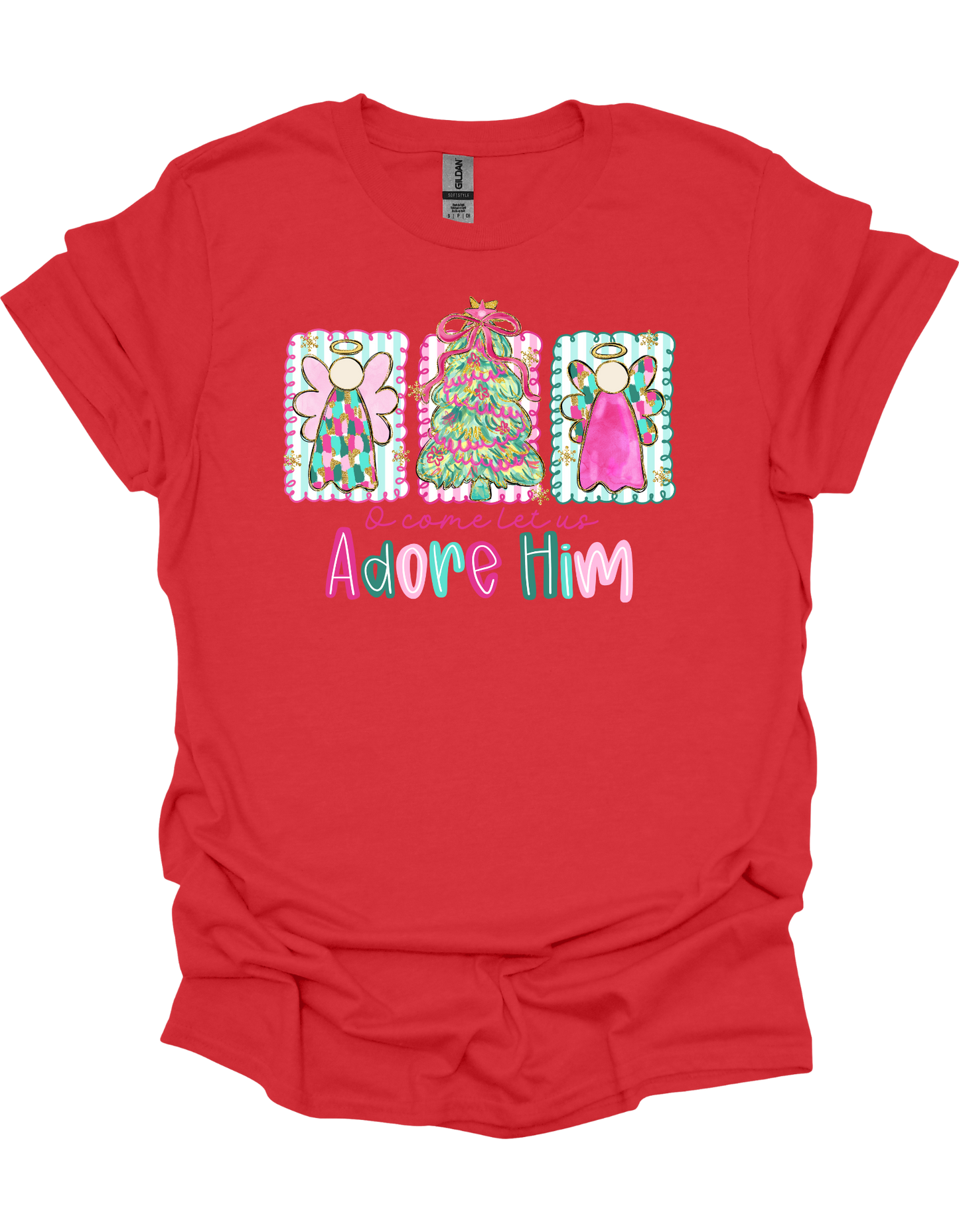 Angels Let Us Adore Him T-Shirt