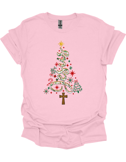 Jesus Christmas Tree T-Shirt