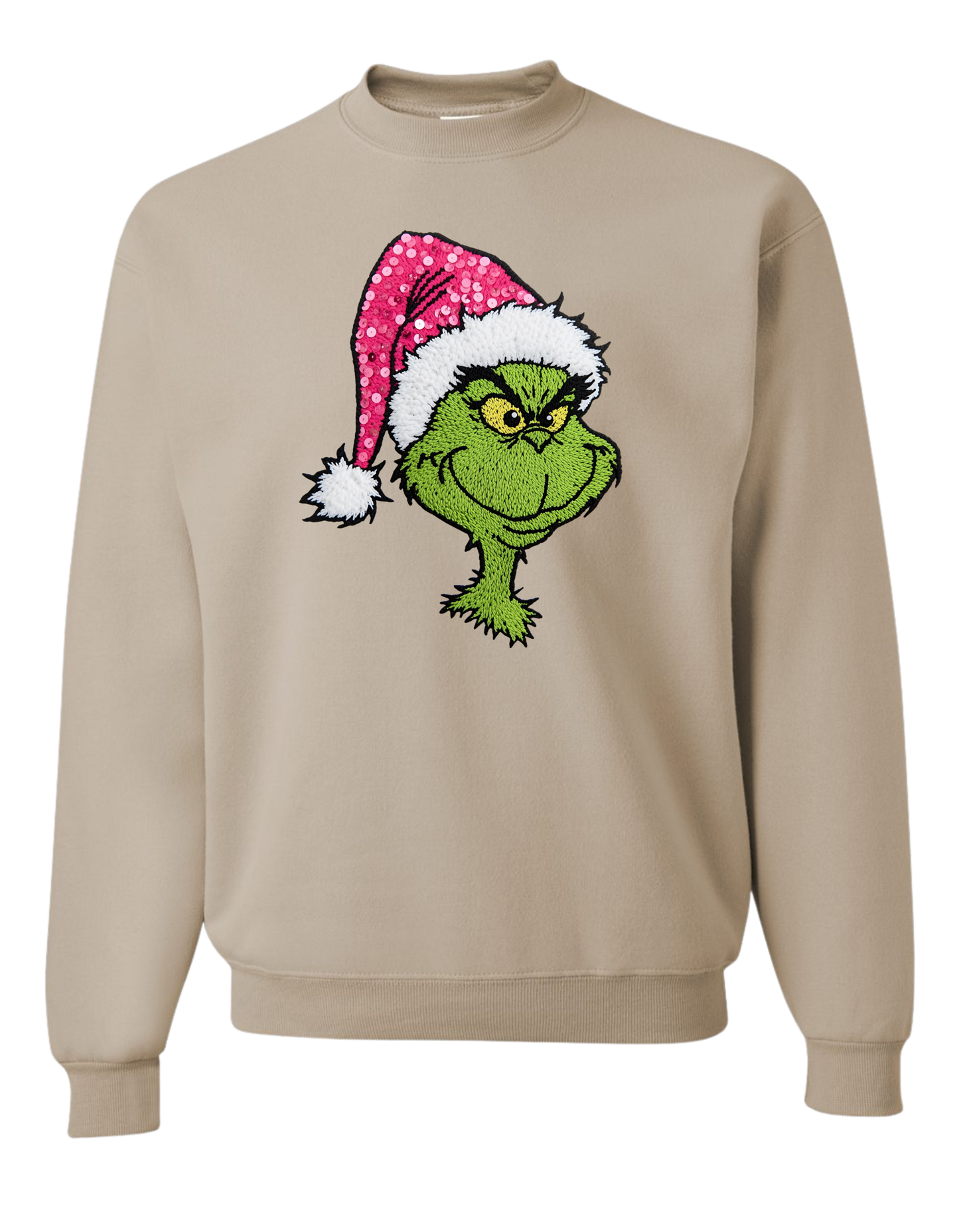 Sparkle Grinch Crewneck