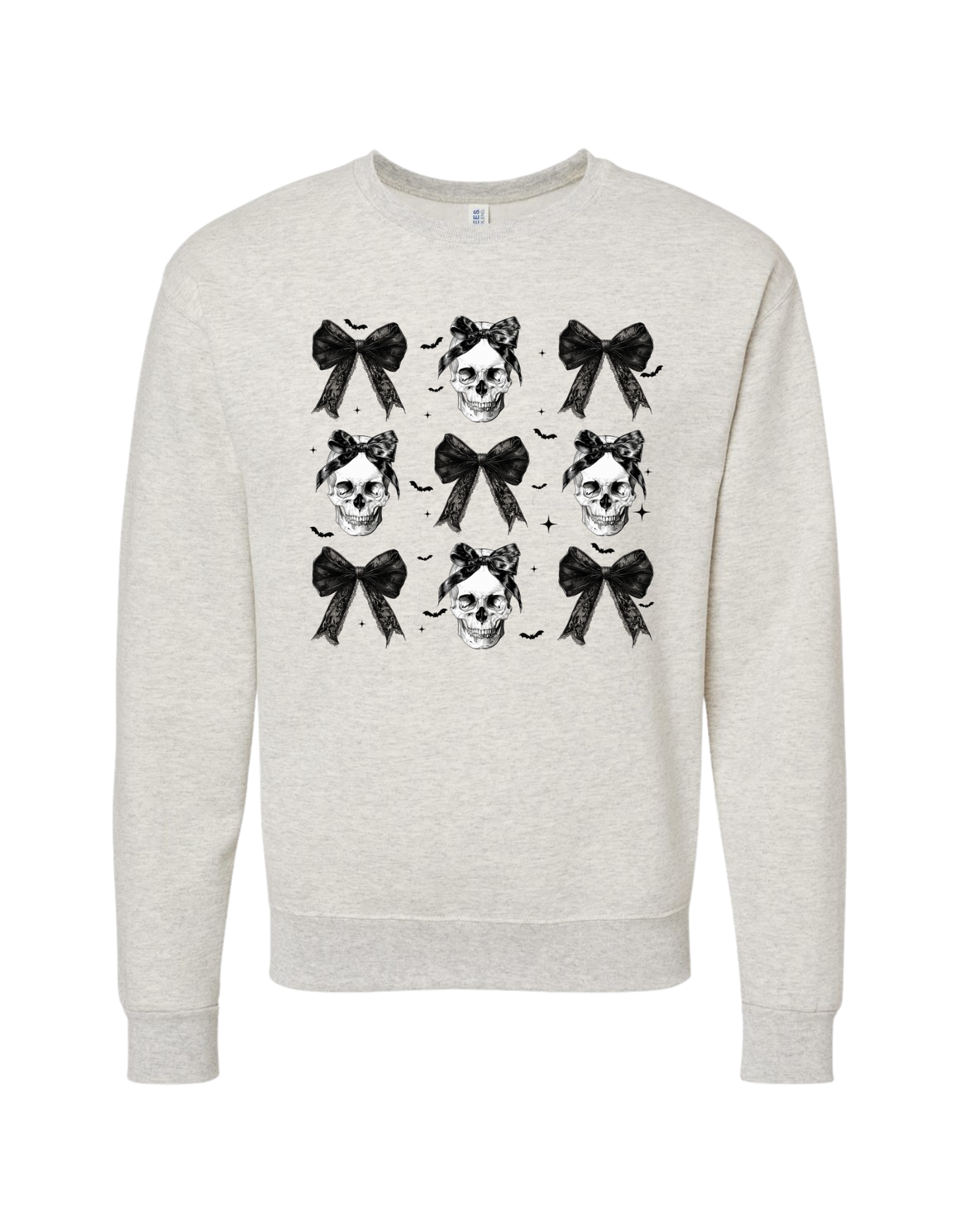 Skull Bow Coquette Crewneck