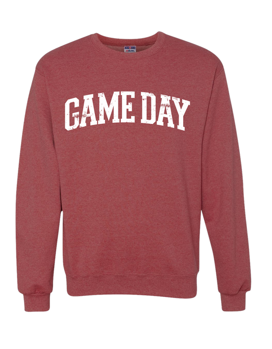 GAME DAY Arched Logo Crewneck