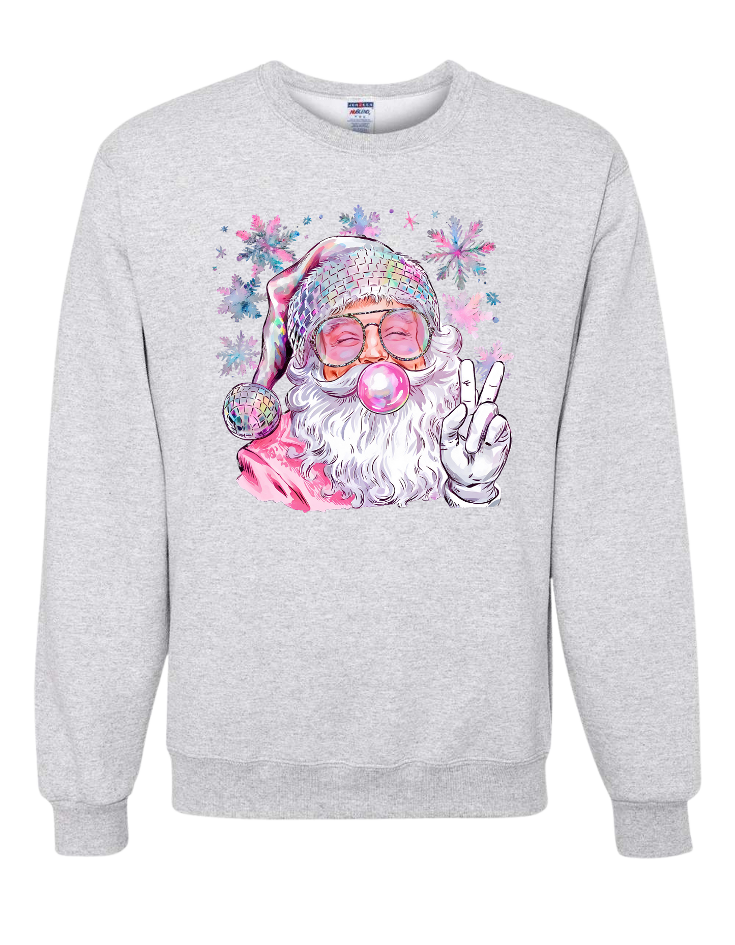 Bubblegum Santa Crewneck