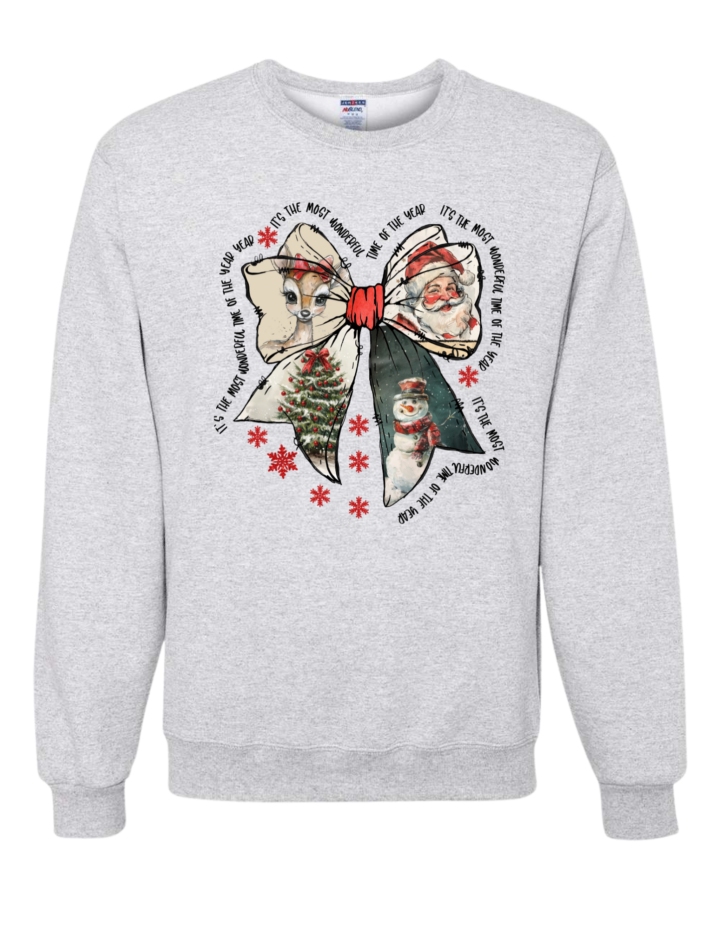 It's the Most Wonderful Time Bow Crewneck