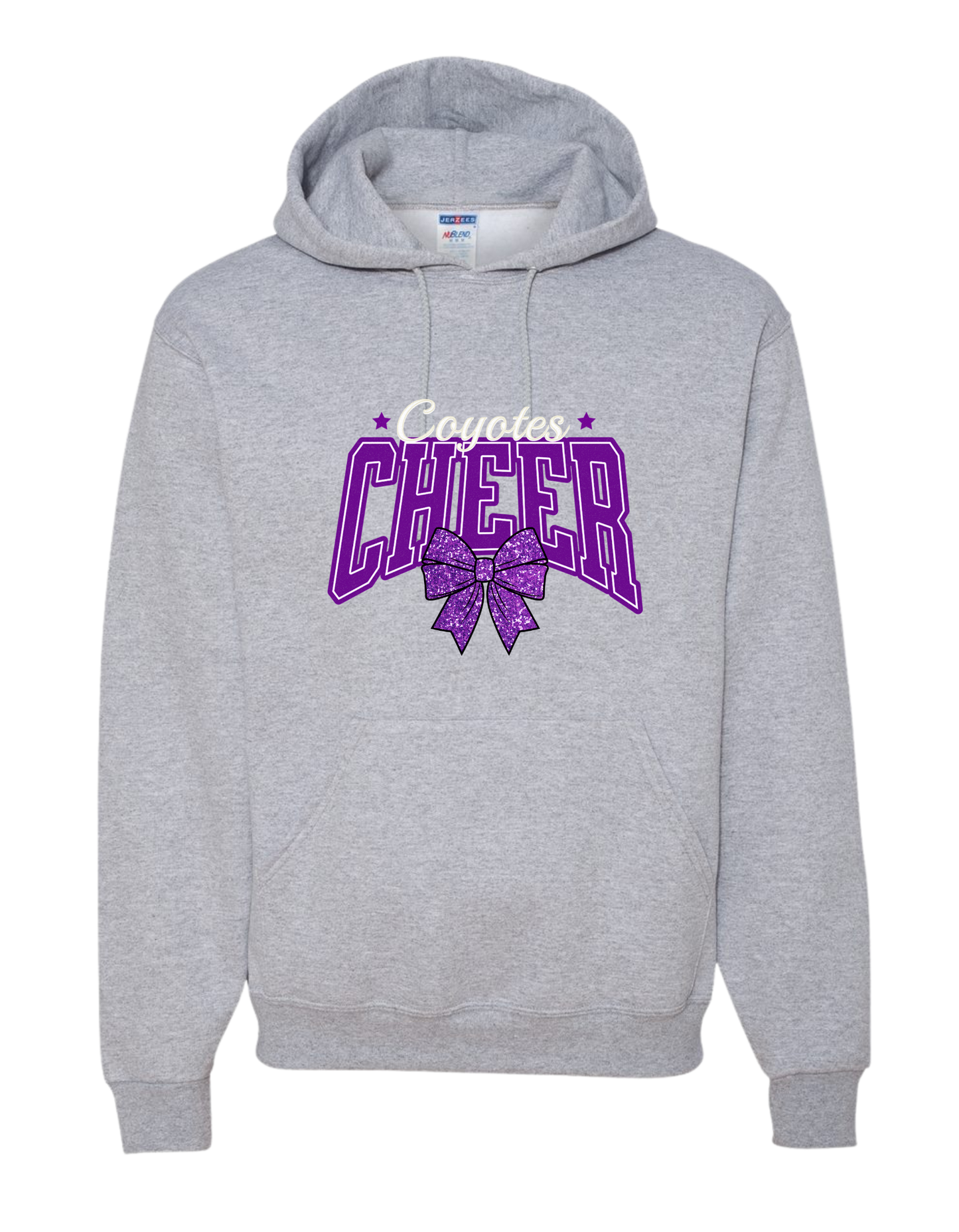 Coyotes Cheer Bow Hoodie