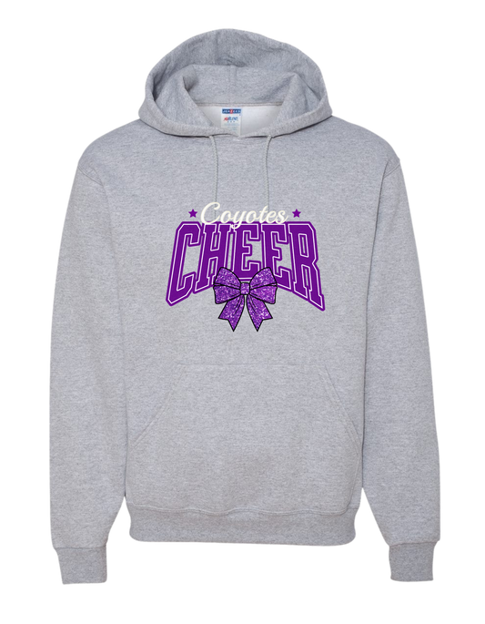 Coyotes Cheer Bow Hoodie