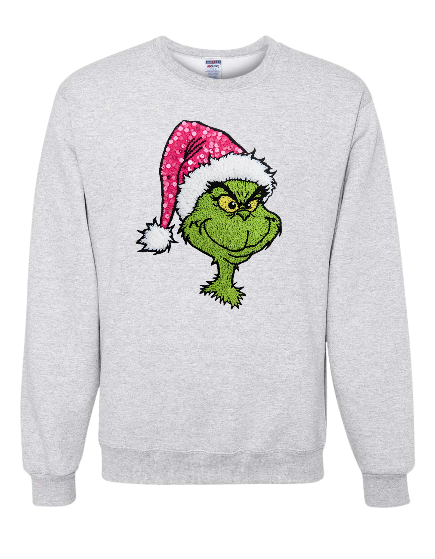 Sparkle Grinch Crewneck