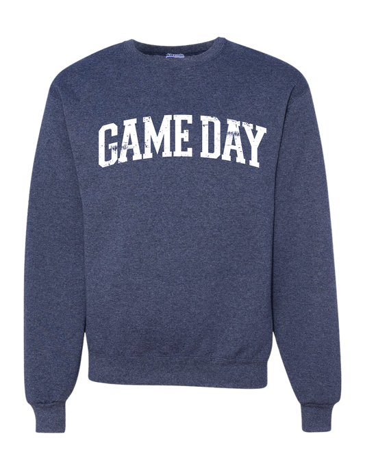 GAME DAY Arched Logo Crewneck
