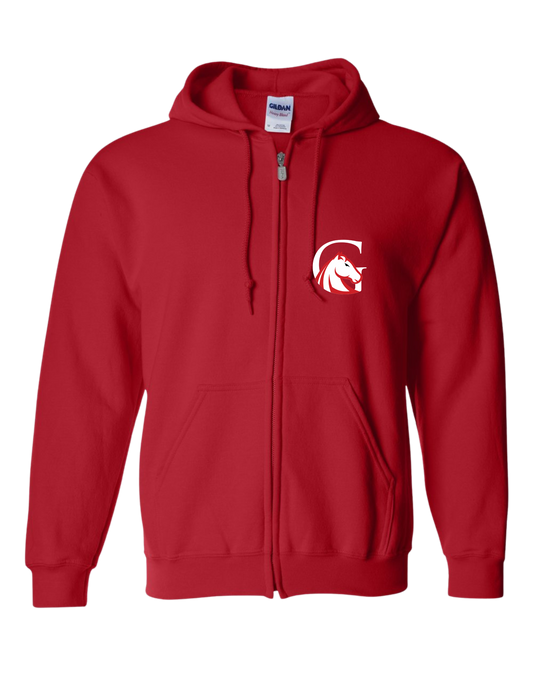 Grace Logo Zipup Hooded Sweatshirt