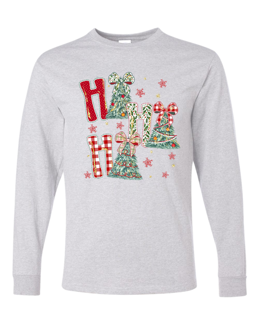 Ho Ho Ho Trees Long Sleeve
