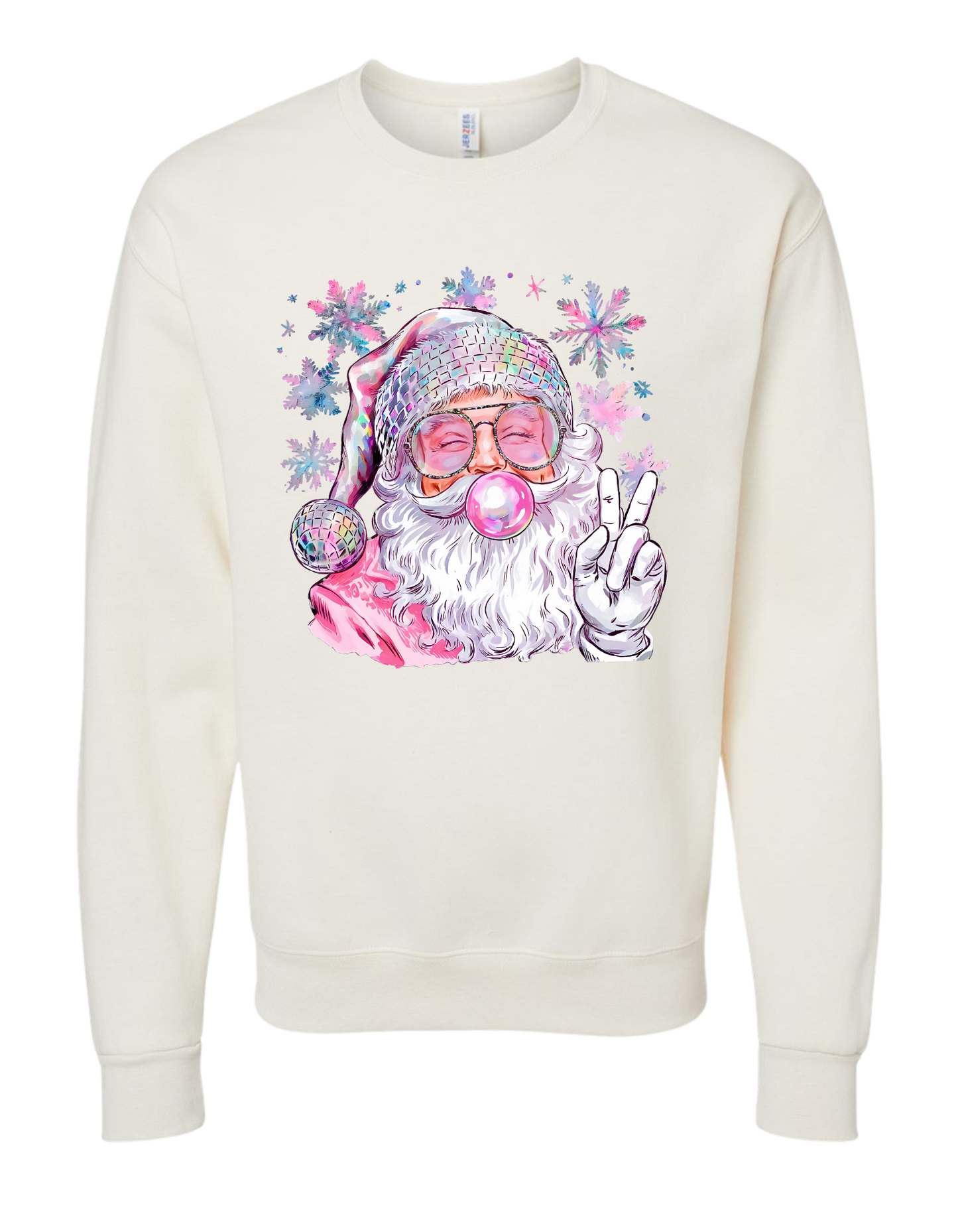 Bubblegum Santa Crewneck