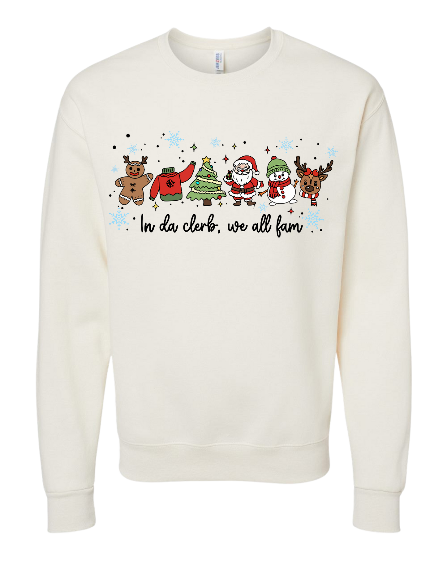 In Da Clerb, We All Fam Crewneck