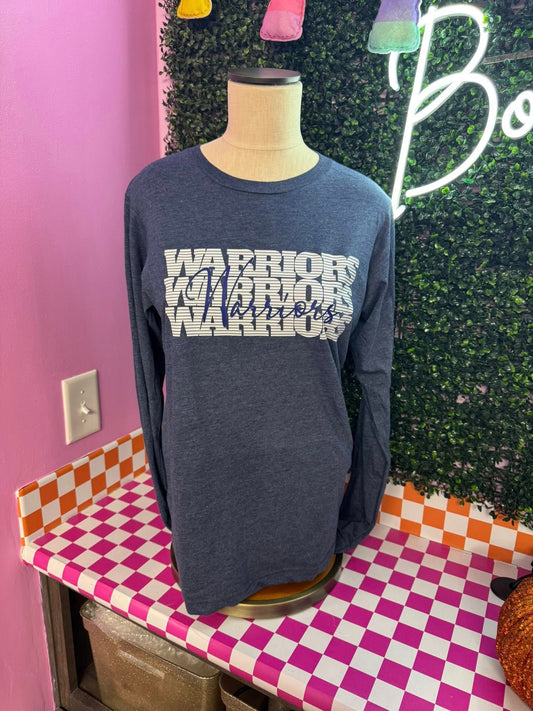 Warriors Repeat Long Sleeve