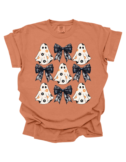Flowered-Ghost Coquette Comfort Colors T-Shirt