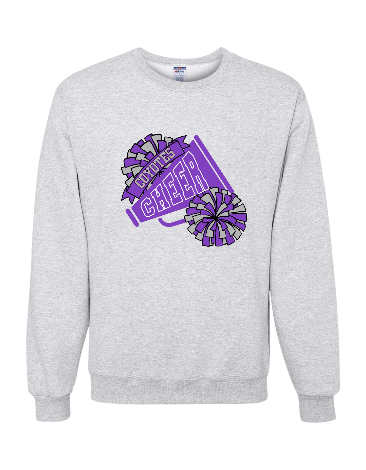 Coyotes Cheer Pom Crewneck