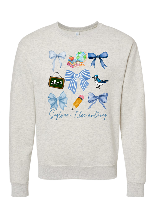 Sylvan Coquette Bow Crewneck