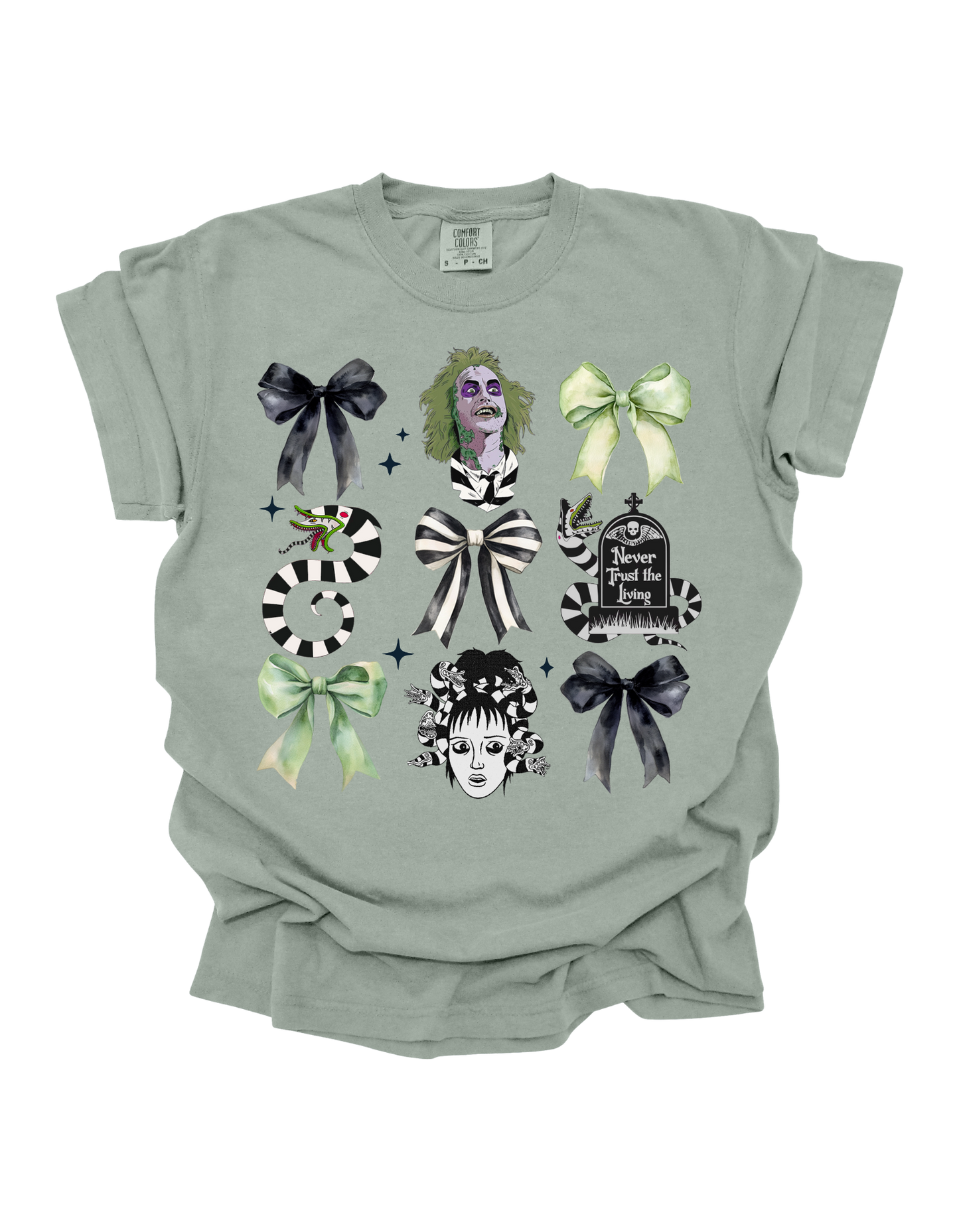 Beetlejuice Bow Coquette Comfort Colors T-Shirt