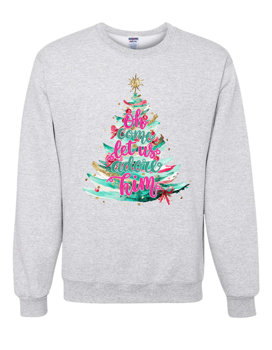 Let Us Adore Him Crewneck