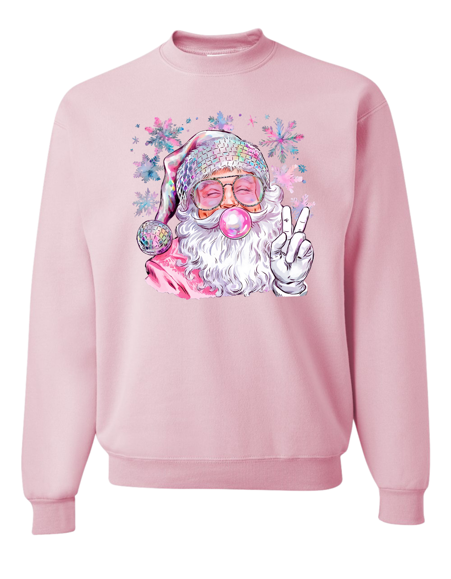 Bubblegum Santa Crewneck