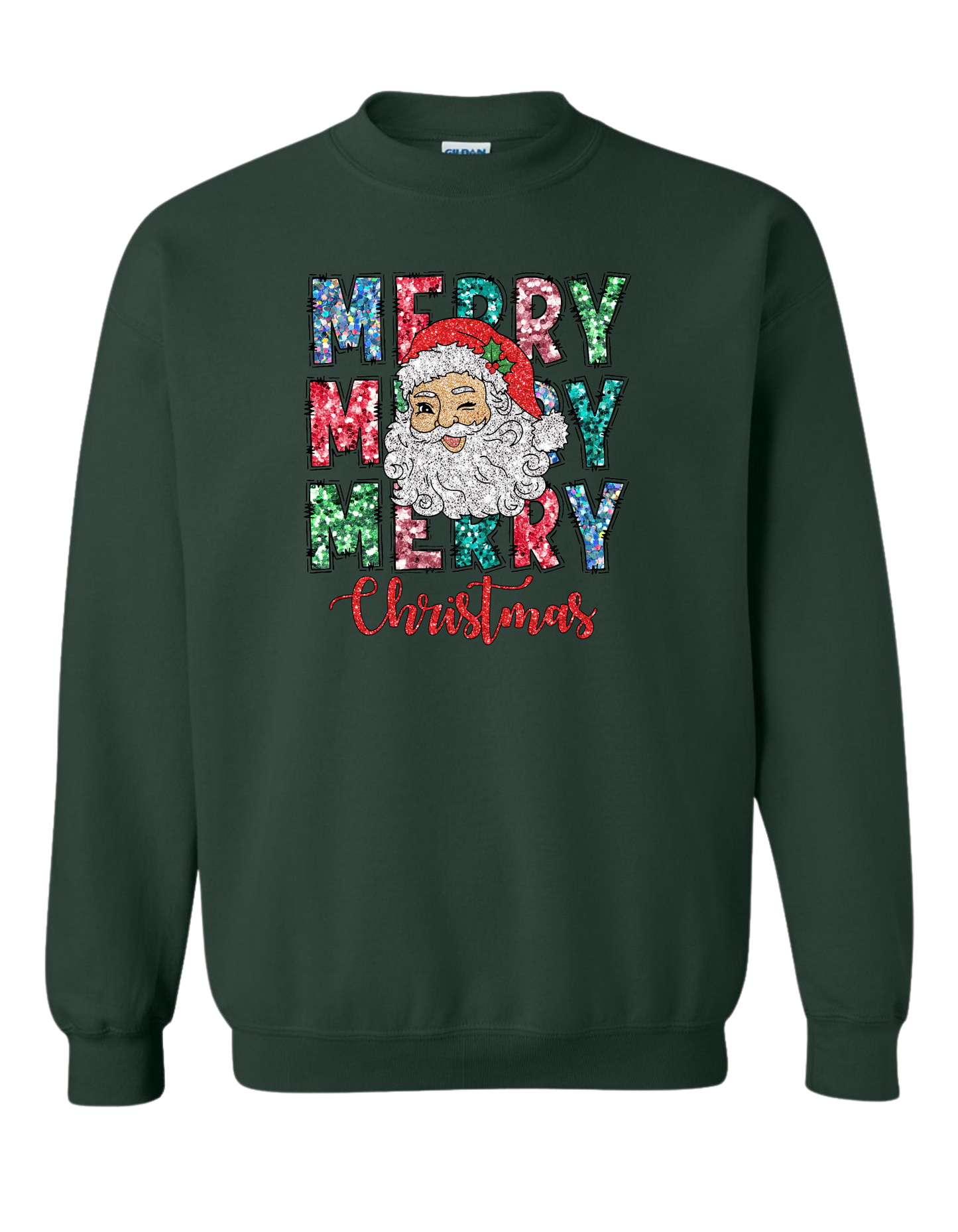 Santa Merry Christmas Crewneck