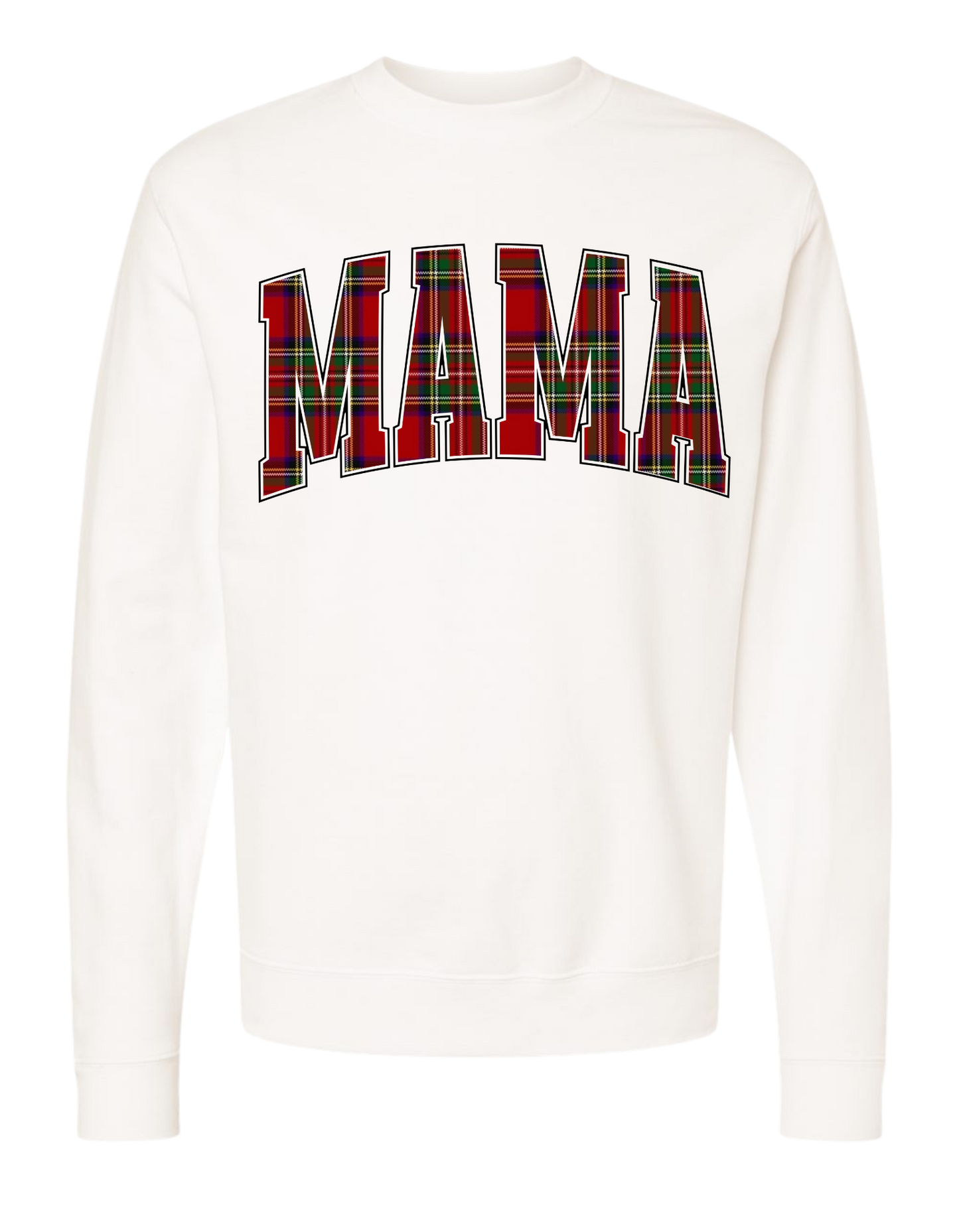 Plaid Mama Crewneck