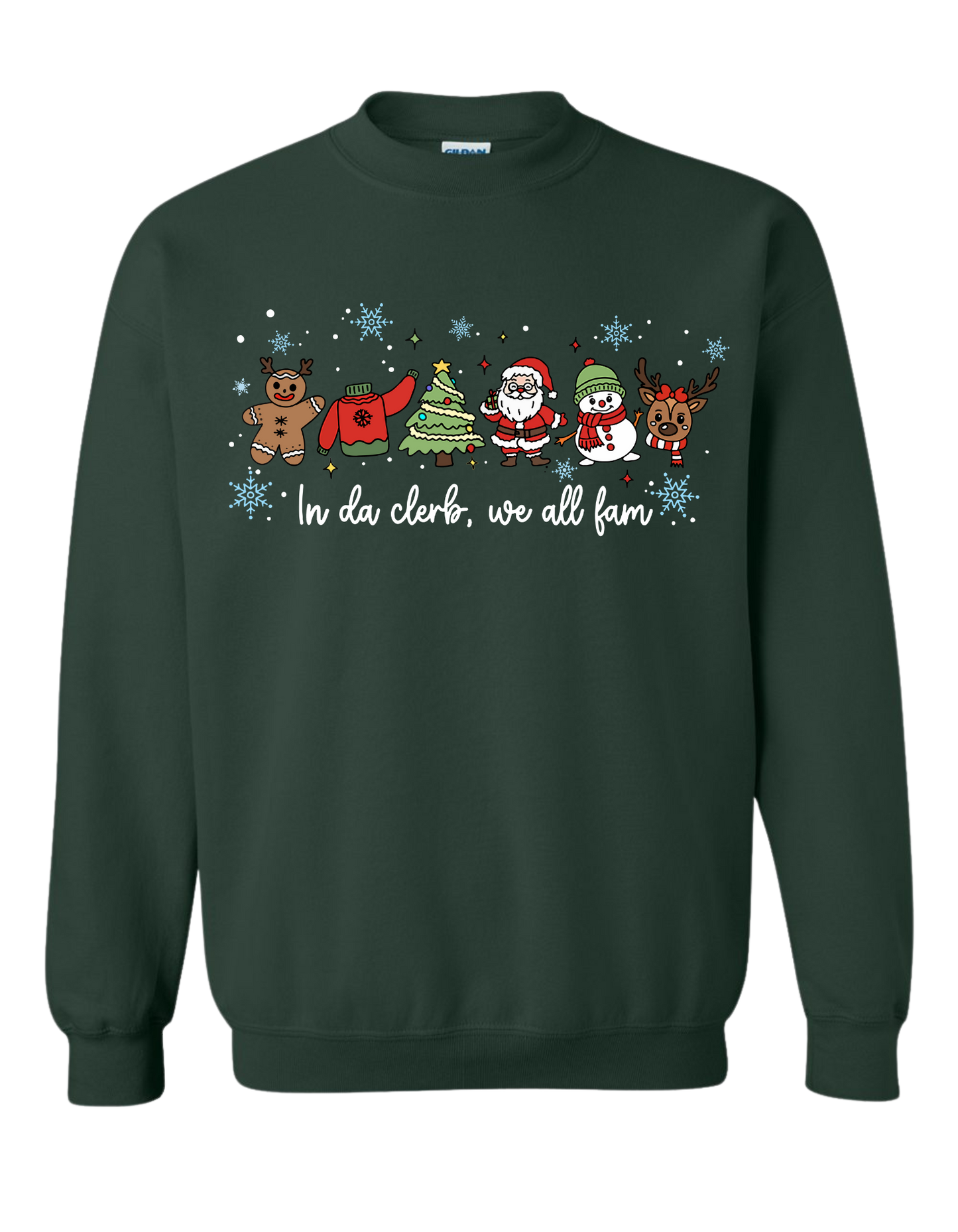 In Da Clerb, We All Fam Crewneck