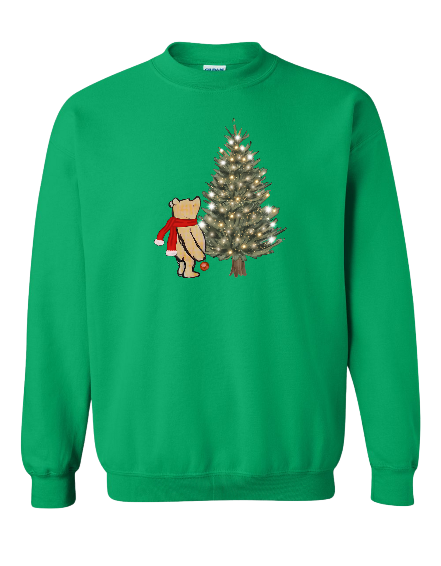 Winnie Christmas Tree Crewneck